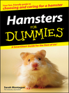 Cover image for Hamsters For Dummies
